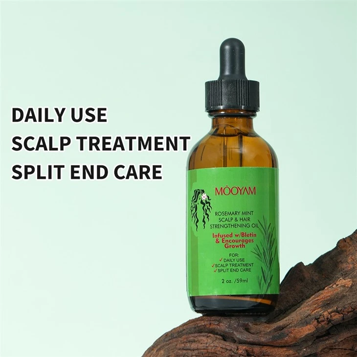 MOOYAM Rosemary Mint Scalp & Hair Strengthening Oil